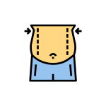 شد البطن والترهلات